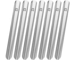 Kruimelveger Set - Tafelreiniger - Tafels Schoonmaken - Roestvrij Staal - 7 Delig - Zilver