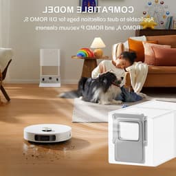 Stofzuigerzakken voor robotstofzuigers, meerlaags vlies, lekvrij design, 4 stuks, 2,5 liter capaciteit, accessoires voor optimale reiniging — thumbnail 4
