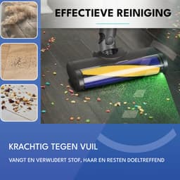 ZENC® Vuildetectie Zuigmond Geschikt voor Dyson V15, V11, V10, V8 & V7 Steelstofzuiger- Vloerzuigmond - Stofzuigermondstuk - Opzetstuk - Mondstuk - Stofzuigeraccessoires - Grijs — thumbnail 4