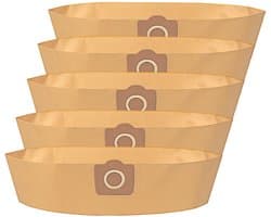 DEGG - 5x stofzuigerzakken geschikt voor Kärcher WD3 - Sterk papier - Vervangt: 6.959-130.0