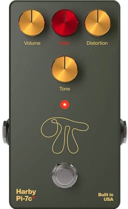 Harby Pedals USA Pi-7c distortion-sustainer-fuzz effecten pedaal — thumbnail 1