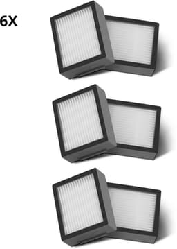 Bramokava® 6x HEPA Filter – Geschikt voor iRobot Roomba i1 i3 i3+ i4 i4+ i5 i5+ i6 i6+ i7 i7+ i8 i8+ e5 e6 e7 – Niet voor Dweilfunctie Combo j7+ j9+ — thumbnail 1