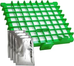 Dparts hepa filter en geurzakjes geschikt voor Rowenta stofzuiger - 1 filter en 4 zakjes geurkorrels - Silence Force Compact - Silence Force Extreme - Silence Force Extreme Compact - X-Trem Power - X-Trem Power XL - stofzuigerfilter ZR002901 — thumbnail 1