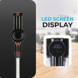 Nicon Draadloze Steelstofzuiger – 23 kPa – 50 min Accuduur – 3 Zuigniveaus – Zakloos – LED Display — thumbnail 2