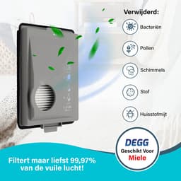 DEGG® Vervangend Filter voor Miele CX1 Boost – Compatibel met Miele CX-FSF – Hoogwaardig Fijnstoffilter voor Blizzard CX1 – Wasbaar & Duurzaam — thumbnail 4
