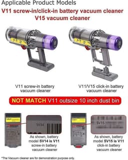 Verbeter de efficiëntie van uw toepasselijke Dyson V11 V15 Sv14 Sv15 Sv22 stofzuiger met onze vervangende bovenste vaste afdichtringVerbeter de efficiëntie van uw toepasselijke Dyson V11 V15 Sv14 Sv15 Sv22 stofzuiger met onze vervangende bovenste vas — thumbnail 3