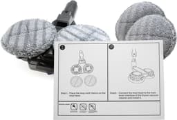 Dparts elektrische dweil opzetstuk geschikt voor Dyson steelstofzuiger - voor series V7 V8 V10 V11 V15 - vloerborstel mop zuigmond vloerzuimond mondstuk stofzuigermond — thumbnail 4