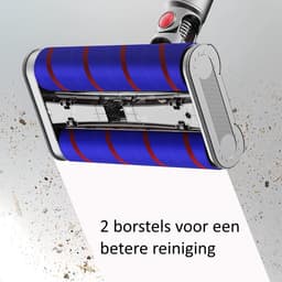 Dubbele zachte borstel, zuigmond voor Dyson V7, V8, V10, V11 en V15, voor harde vloeren — thumbnail 4