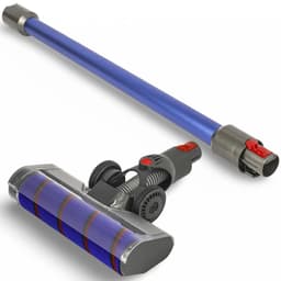 DEGG® - 2-Delige Steelstofzuiger set - Geschikt voor Dyson V10, V11, V15, V7 en V8 - Zuigmond + Zuigbuis (blauw) - Premium Kwaliteit — thumbnail 1