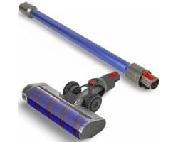 DEGG® - 2-Delige Steelstofzuiger set - Geschikt voor Dyson V10, V11, V15, V7 en V8 - Zuigmond + Zuigbuis (blauw) - Premium Kwaliteit