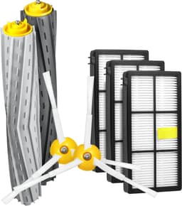 Dparts vervangingsset geschikt voor iRobot Roomba - voor 800-900 series - filterset - dubbele rubberen borstels - HEPA filter - zijborstel - borstel - filter vervangkit — thumbnail 1