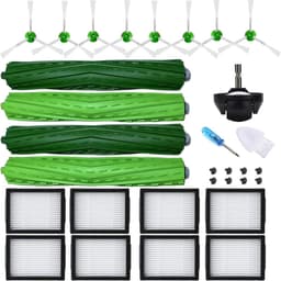 Stofzuigeraccessoires - 23-pack vervangende onderdelen - Multifunctionele rubberen borstelfilter - Geschikt voor iRobot Roomba — thumbnail 1