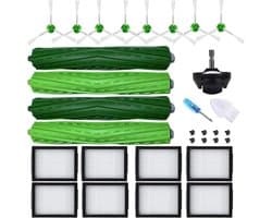 Stofzuigeraccessoires - 23-pack vervangende onderdelen - Multifunctionele rubberen borstelfilter - Geschikt voor iRobot Roomba