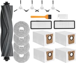 PolkaHome® Complete Accessoireset geschikt voor Dreame L10s Ultra, L10 Ultra, L10s Pro, L10s Pro Gen 2, L10 Prime, L10 Pro & Xiaomi X10+, X20+ – Hoofdborstel, Filters, Stofzakken, Zijborstels en Dweilpads — thumbnail 1