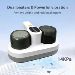Matrassenstofzuiger met UV-licht en hete luchtfunctie – 400W, 14Kpa, voor effectief verwijderen van huisstofmijt en bacteriën — thumbnail 5