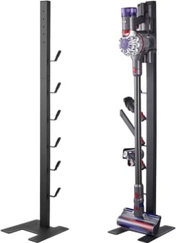 Stofzuigerstandaard, Compatibel met Dyson V6 V7 V8 V10 V11 V15, Stevige Houder met 6 Haken voor Snoerloze Staande Stofzuigers en Accessoires, Ruimtebesparende Opbergoplossing — thumbnail 1
