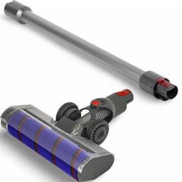 DEGG® - Accessoires set - Geschikt voor Dyson - Turboborstel + Steel/Zuigbuis (zilver) - Passend op: V7, V8, V10, V11 en V15 - Premium Kwaliteit — thumbnail 1