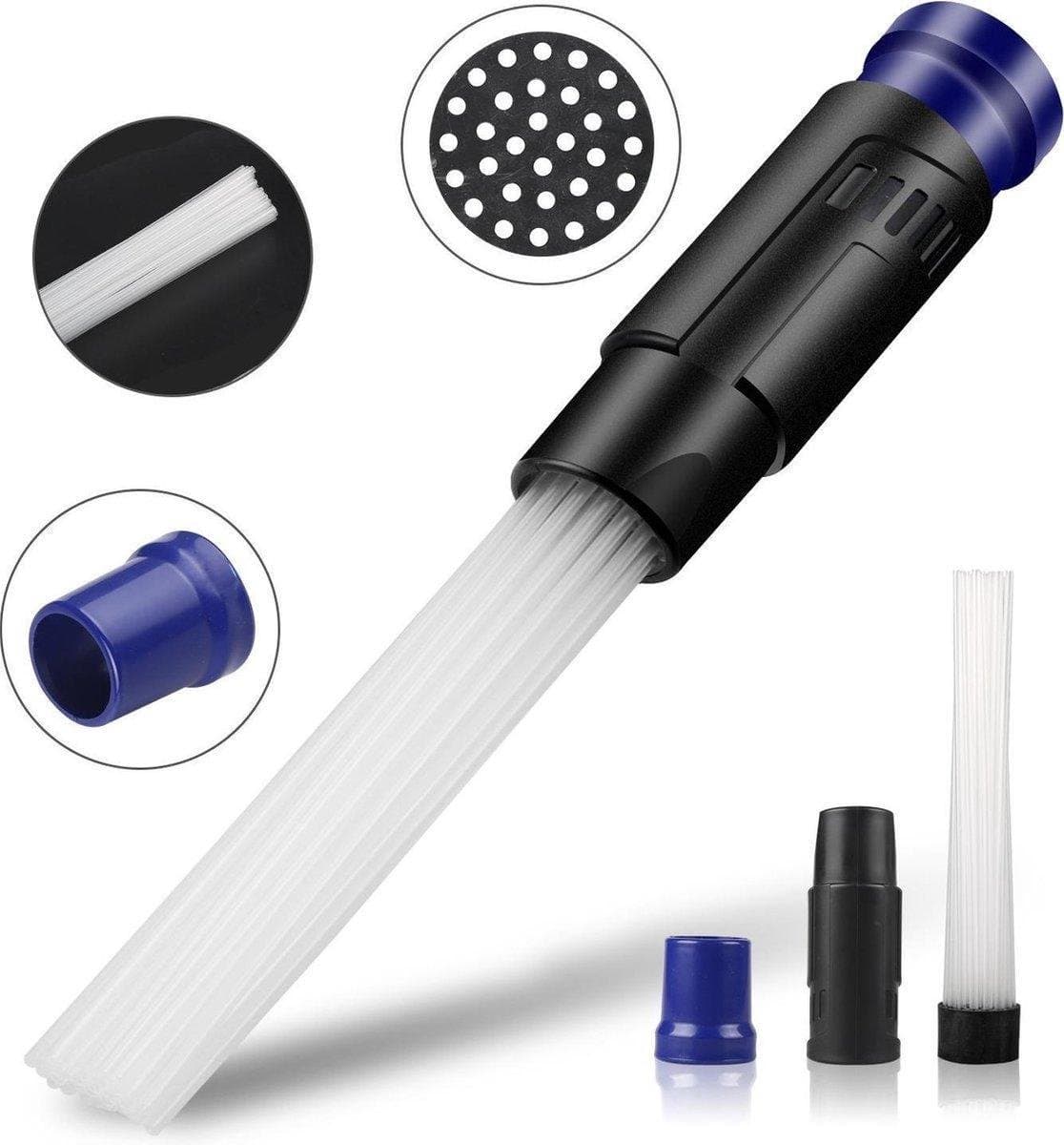 LOUZIR Universele vacuüm Stofzuigermondstuk- Opzetborstel - Stof borstel cleaner- vuil remover- Reinigingsborstel — afbeelding 1