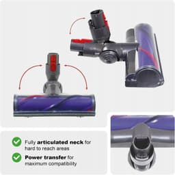 Turbine Borstelkop High Torque voor V7, V8, V10, V11, V15 — thumbnail 3