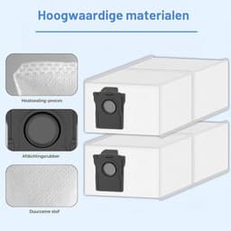 10 Stuks Stofzuigerzakken voor Dreame L10s/L20/L10/L10s Pro/D30/L40/X40/X50/X60 Ultra, L40s Ultra AE/CE, L40 Gen 2, D10 Plus Gen 2, Aqua10, Mova S20/P10/V50, P10 Pro/P50/V50/E40/Z60 Ultra — thumbnail 3