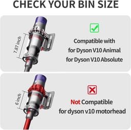 Transparent Dust Collector for V10 SV12 SV13 SV27 Dust Containers – High Quality Accessory Compatible with Dyson - ShopVlot — thumbnail 5