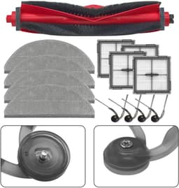 Accessoires Set geschikt voor Roborock Q10 PF+ zijborstels - wasbare filters - dweilpads - stofzakken - reservonderdelen — thumbnail 3