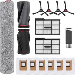 Geschikt voor - E25 Accessoires Vervanging voor Eufy E25 Omni / E28 Omni Stofzuiger - E28 Accessoires Kit Inclusief 1 Hoofdborstel - 1 Rolmop - 4 Zijborstels - 2 HEPA-filters - 6 Vervangende Stofzakken — thumbnail 1