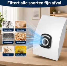 Stofzuigerzakken 20 Stuks - Geschikt voor Rowenta Hygiene+ ZR200520, ZR200720 & ZR200920 - Voor Compact Power, Power XXL, Silence Force & X-Trem Power — thumbnail 4