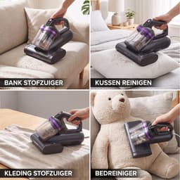 Lubluelu Huisstofmijt Stofzuiger CM208 - Mijtverwijderaar met UV-C & 14000Pa Sterke Zuigkracht - Handheld Matras Stofzuiger - Mijtstofzuiger - Bank & Matras Reiniger - Bacterie, Mijt & Schimmel Bestrijder — thumbnail 4