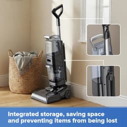 Cherrys Finds - Vloerreiniger – Stoomreiniger – Kruimeldief – Dweilapparaat – Elektrische Mop – Voor Binnen - Tapijtreinigingsmachine - 1000W - Staande Tapijtreiniger voor Vlekken van Huisdieren, Warmte-droging - 4L — thumbnail 2