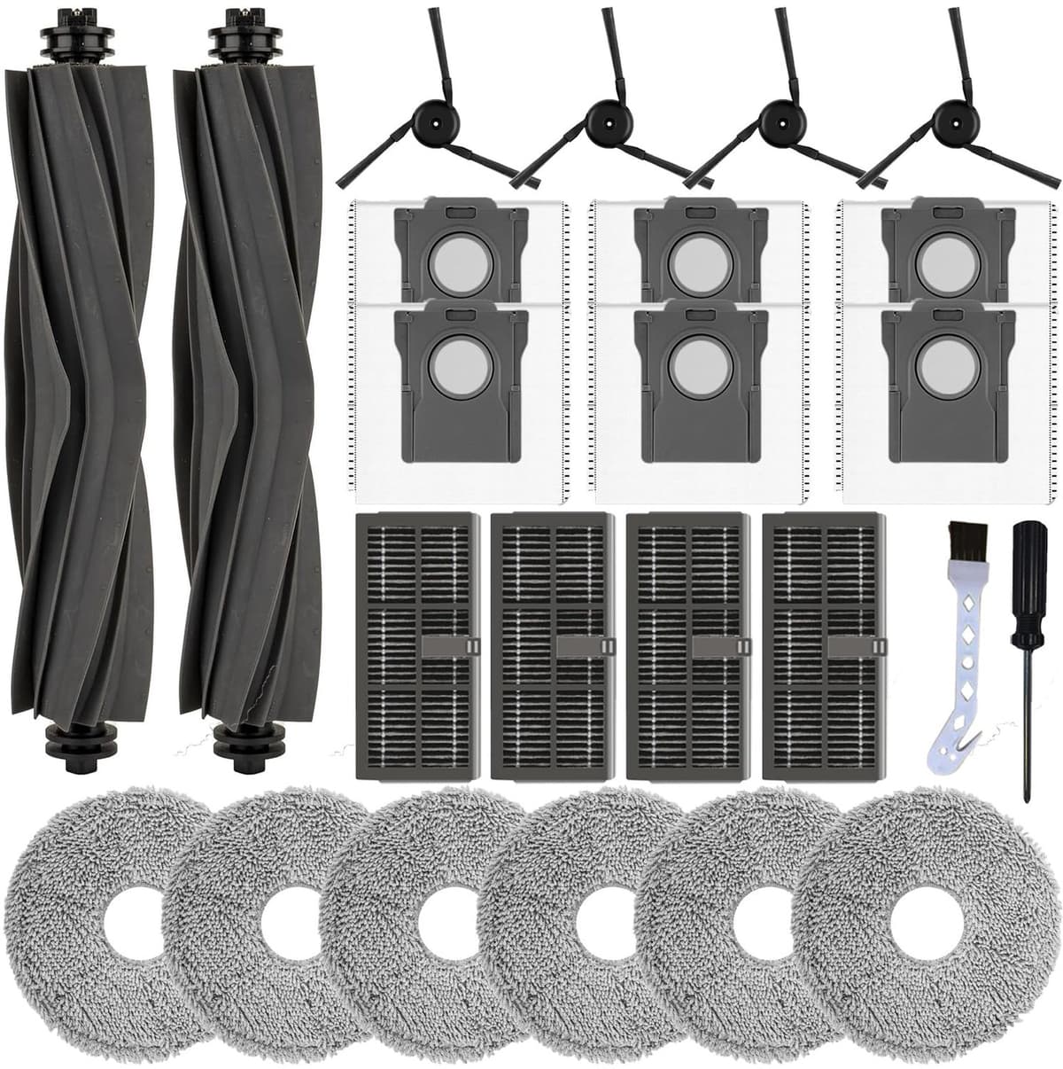24-delige accessoire set Dreame L10s Ultra Gen 3, L50 Ultra AE, X40 Ultra — afbeelding 1