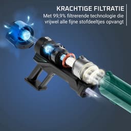 Rowenta X-Force 8.80 Allergy RH1833 - Steelstofzuiger - Draadloos - Krachtige HEPA-filtratie - 100 Airwatt - 45 min gebruikstijd - Compact & Licht - Digitaal Display - Ultralicht Gewicht - LED Verlichting Zuigmond — thumbnail 4
