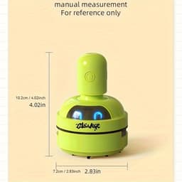 casalora - Toetsenbordstofzuiger - Mini stofzuiger - Draadloze tafelstofzuiger - Tafelstofzuiger - USB oplaadbaar - Drie zuigkrachtniveaus - Geschikt voor kantoor en thuis - Groen — thumbnail 2