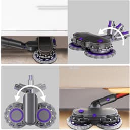 Elektrische Dweilkop - Mopkop Voor Dyson V7/V8/V10/V11/V15 Stofzuiger - Natte En Droge Dweilkop - Verwijderbare Watertank — thumbnail 2
