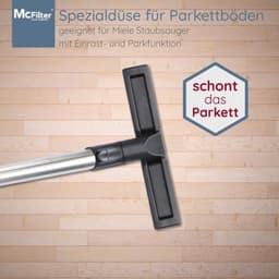 parketmondstuk, geschikt voor S8340, S8360 en S8730 stofzuigers, mondstuk voor harde vloeren met een aansluiting van 35 mm, paardenhaar en een vergrendelbare parkeerfunctie — thumbnail 3