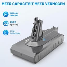 3900 mAh accu voor (schroeftype), 25,2 V vervangende accu voor SV14 Absolute Complete Fluffy draadloze stofzuiger (met filter, borstel en schroeven) — thumbnail 5
