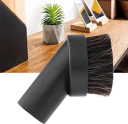 Vloerborstel Paardenhaar - Stofborstel - Kunststof - Vervangend Accessoire - 32 mm - Zwart - Hoogwaardige Kwaliteit — thumbnail 1