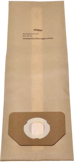 vhbw 10 stuks stofzakken, compatibel met Hoover Trolley-stofzuigers – 30 cm x 17,5 cm, bruin — thumbnail 4