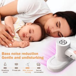 VHV - Huisstofmijt Stofzuiger - Bedstofzuiger - Matrasreiniger - Kruimelzuiger - Mijtzuiger met uv-licht - matrasreiniger - bedstofzuiger met HEPA-permanente stofreservoir - Mini-handstofzuiger voor Matrassen, Bedden — thumbnail 2