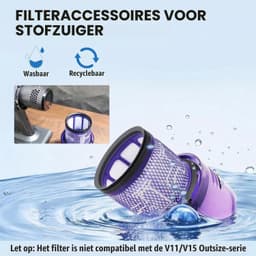 8000mAh Clip-on Accu voor V11 V15 Detect Submarine Absolute Plus Animal Torque Drive Total Clean Extra Outsize SV15 SV16 SV17 SV18 SV22 — thumbnail 5