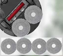 4 x Vervangende doek, geschikt voor Roborock P10pro/P10S/P10S PURE /QRevo MaxV/QRevo Pro/QRevo S/Qrevo Plus - herbruikbare vervanging - - Reinigt vlekken en stof(26.5x25CM) — thumbnail 4