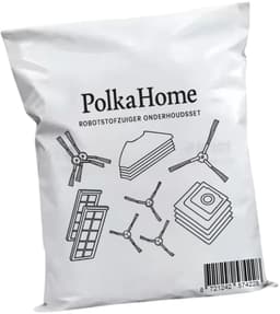 PolkaHome® Vervangingsset geschikt voor Xiaomi Roborock Q7 / Q7+ / Q7 Max+ robotstofzuiger, Accessoireset voor robotstofzuigers, accessoires , 1 hoofdborstels, 4 stofzakken, 4 zijborstels, 4 High-Efficiency filters, 4 dweildoek. Onderdelen. — thumbnail 2