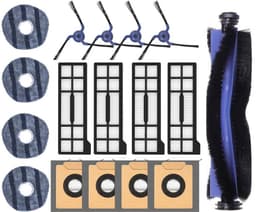 BukkitBow - Accessoireset Geschikt voor Eufy X10 Pro Omni - Met HEPA Filters, Roller, Zijborstels, Mopdoeken & Stofzakken - Vervangingsonderdelen - 17-Delige Set — thumbnail 1