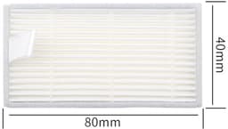 10 stuks HEPA vervangingsfilter voor robotstofzuiger - V3 V5 V5s compatibel - Hoge Kwaliteit - Stofzuigeraccessoires — thumbnail 3
