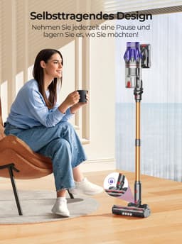 ACEP Stofzuiger - stofzuiger zonder zak - Stofzuiger draadloos - Vacuum cleaner - Stofzuiger - Stofzuigers - Schoonmaken — thumbnail 4