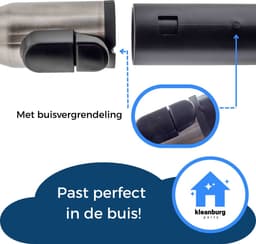 Kleanburg® Pistoolgreep geschikt voor Miele – Ø35 mm kliksysteem – vervangt origineel 9442601 — thumbnail 5