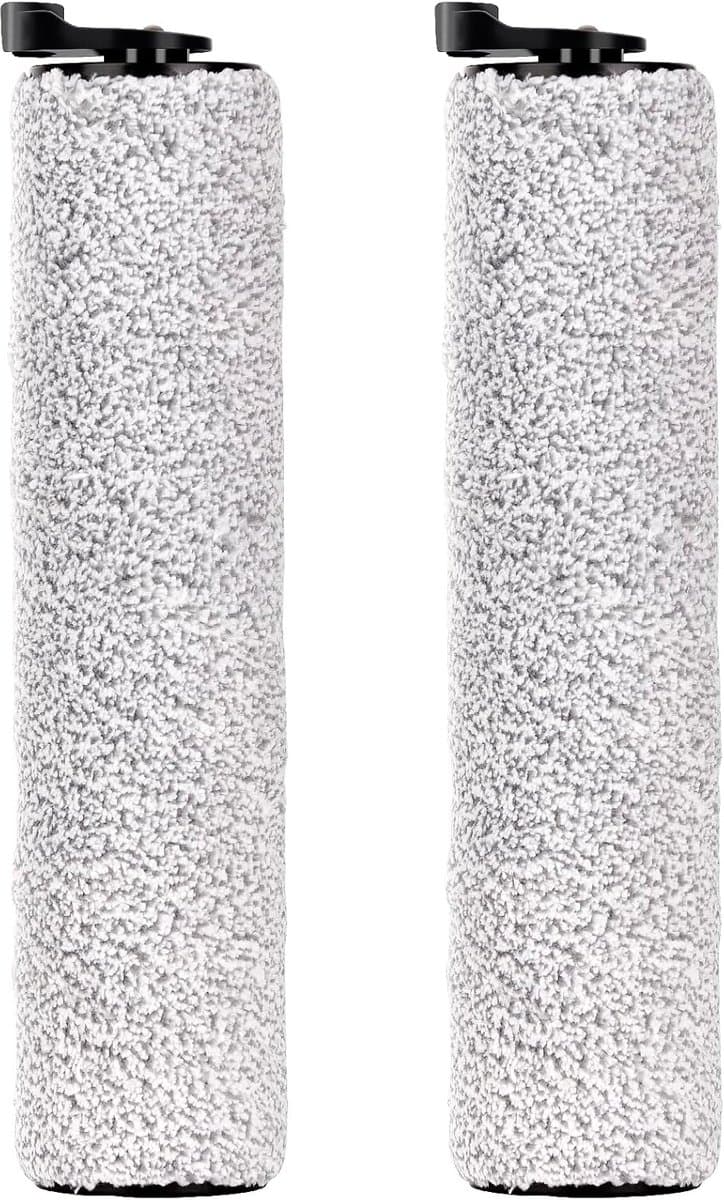 2 vervangende borstelrollen voor stofzuigers, geschikt voor Tineco iFloor 3/ Floor One S3/ iFloor 2 draadloze stofzuigers en dweilmachines, inclusief set reserveonderdelen — afbeelding 1