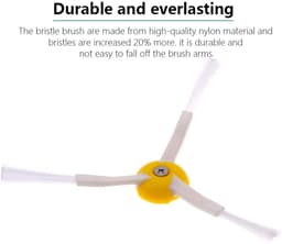 Zijborstels geschikt voor iRobot Roomba 800 850 860 870 871 880 890 900 960 980 - Zijborstel accessoire voor stofzuigerrobot - Set van 6 zijborstels — thumbnail 3