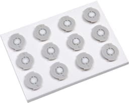 TOVBMUP 12 Stuks Drinkwaterfilterpatronen - Wassertank Filterelementen - Effectief tegen Verontreinigingen - Geschikt voor Roborock 1S/T4/T5/S4/S5/S6/S50/S51/S55 Kehrroboter - ABS en Katoen — thumbnail 1