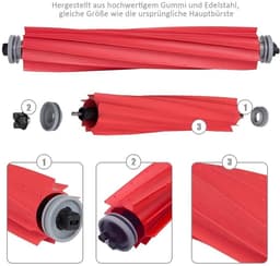 Accessoires voor Roborock S7, S7 Plus, S7 Maxv, S7 MaxV Plus, S7 MaxV Ultra, T7+, 16 stuks vervangende onderdelen voor Roborock S7 zuigstation, 4 doekjes, 4 filters, 4 zijborstels, 2 rollenborstels, 2 gereedschappen — thumbnail 5